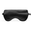 ASUTRA Silk Eye Pillow for Sleep, Black | Filled w/Lavender & Flax Seeds | Weighted | Meditation & Light Blocking Blindfold