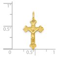 thumbnail image 3 of 10k Yellow Gold Crucifix Charm Pendant, 3 of 3