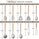 thumbnail image 4 of Juego de utensilios de cocina E-far de 10 piezas de silicona con mango de madera, 4 of 7