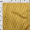 thumbnail image 2 of oneOone Silk Tabby Gamboge Yellow Fabric Chevron Bandhani Craft Projects Decor Fabric Printed By The Yard 42 Inch Wide, 2 of 4