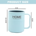 thumbnail image 2 of Taza de lavado Bicolor, cepillo de dientes doméstico para hacer gárgaras, taza de cepillo de dientes espesada de plástico con mango, 2 of 5