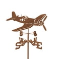 thumbnail image 1 of EZ Vane EZ1004-GR Corsair Airplane Weathervane with Garden Mount, 1 of 1