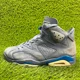 thumbnail image 3 of Ni - ke Ni - ke Air Jordan 6 Retro Mens Size 10.5 Blue Athletic Basketball Shoes Sneakers, 3 of 5