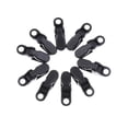 thumbnail image 4 of 10pcs Clips de lona de plástico Sunnimix Perchas a presión Tienda negro para acampar al aire libre, 4 of 8