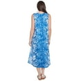 thumbnail image 2 of Larky Lark Womens Colorblock Ombre Floral High Low Dress, 2 of 4