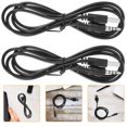 thumbnail image 4 of Miangastore 2pcs USB Charger Cables USB Cords Headphones Charger Cable USB To 3.5mm Audio Cables, 4 of 9