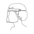 thumbnail image 3 of Halyard Face Shield 3/4 Length 40 per Case 41205, 3 of 4