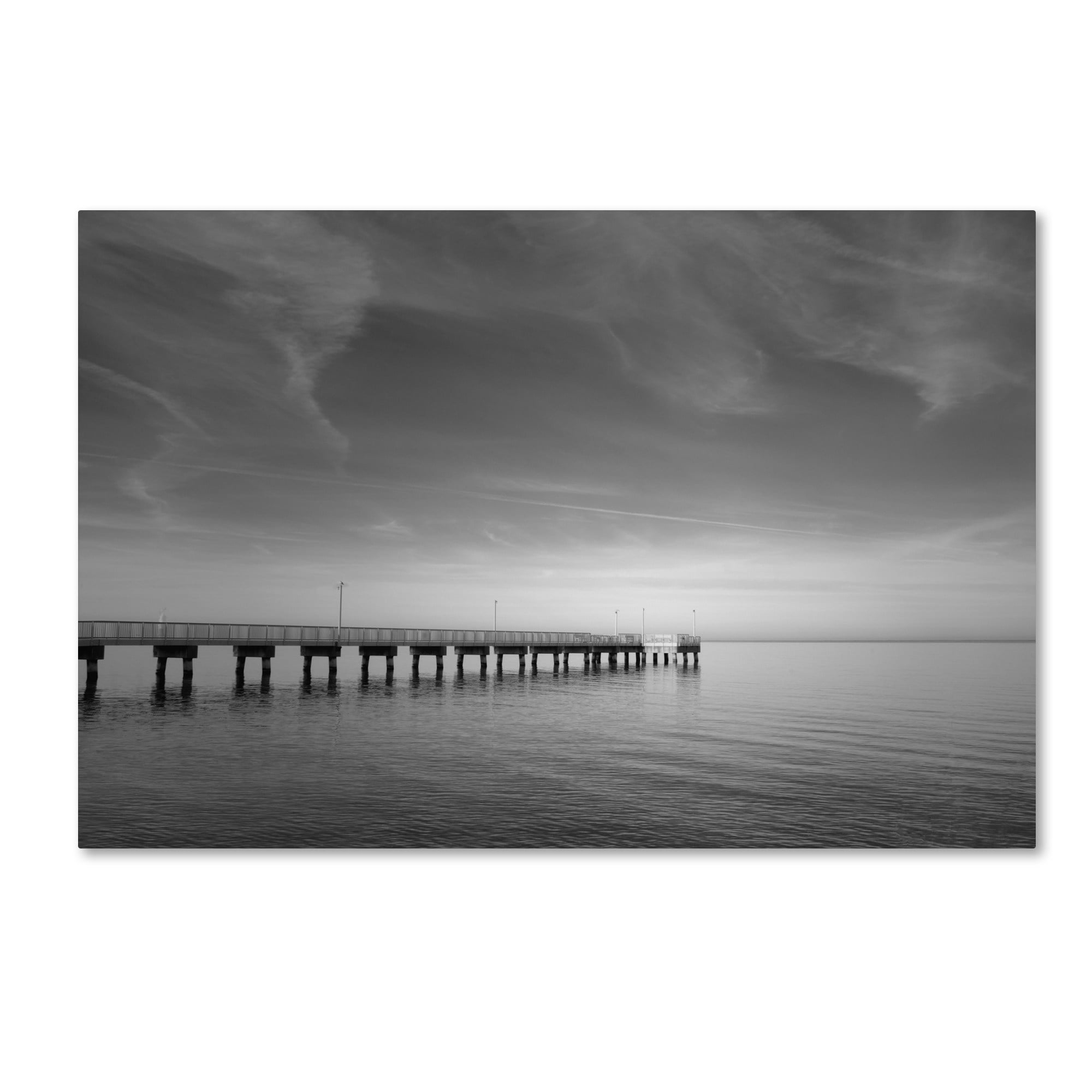 Trademark Fine Art 'End of the Pier' Canvas Art by PIPA Fine Art