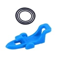 thumbnail image 4 of Gancho para caña de pescar Greeniant soporte para cebo colgador de plástico con 3 anillos de goma Azul, 4 of 6