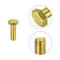 thumbnail image 4 of Unique Bargains Brass Hex Bolts, 5/16-18x1' 5 Pack Fully Thread Grade 4.8 Machine Screws, 4 of 4