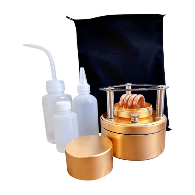 5x Quemador de alcohol Accesorios para hornos de alcohol con bolsa de transporte Hornos de camping Quemador de alcohol para barbacoas turísticas para Oro