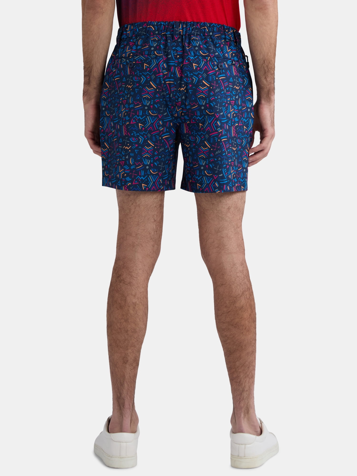 Birdie Bound Men's & Big Men's Novelty Printed Golf Shorts, 6" Inseam, Sizes XS-5XL