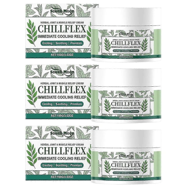 Herbal Joint Muscle Relief Massage Cream Chillflex Immediate Cooling Relief Soothing Cream For Joints And Muscles Discomforts
