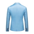 thumbnail image 2 of Jiyugala Suit Jacket for Men Men's Stylish Casual Solid Blazer Business Wedding Party Outwear Coat Suit Tops, 2 of 8
