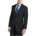 thumbnail image 2 of Calvin Klein Mens Professional Two Button Blazer Jacket, Blue, 46 Regular, 2 of 2