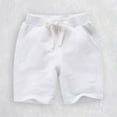 thumbnail image 2 of CPNG Toddler Baby Boys Cotton Comfort Soft Elastic Waist Shorts Summer Solid Cotton Short for Kids Girls Sport Jogger Shorts Casual Pants (5-6 Years, White), 2 of 7