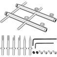 thumbnail image 2 of Kit de herramientas de reparación de apertura de lentes de cámara, juego de reparación de lentes de 10-100mm con 3 puntas, 6 tornillos, 2 hexágonos, 2 of 5