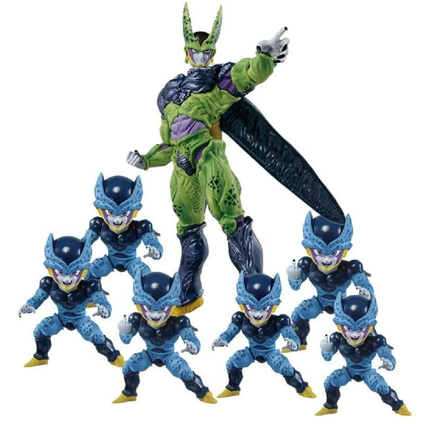 Anime Dragon Ball Cell Figure Jr vs Omnibus Super Mini Cell Junior 10cm Pvc Action Figure Model Toys For Kids Gift zhangyuxiang LED