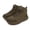 Green, variant on Hike Winter Barefoot Snow Boots, Minimalist Wide Toe Box Footwear, Zero Drop Sole, Water Resistant Ankle Booties, Warm Fur Lined, Unisex