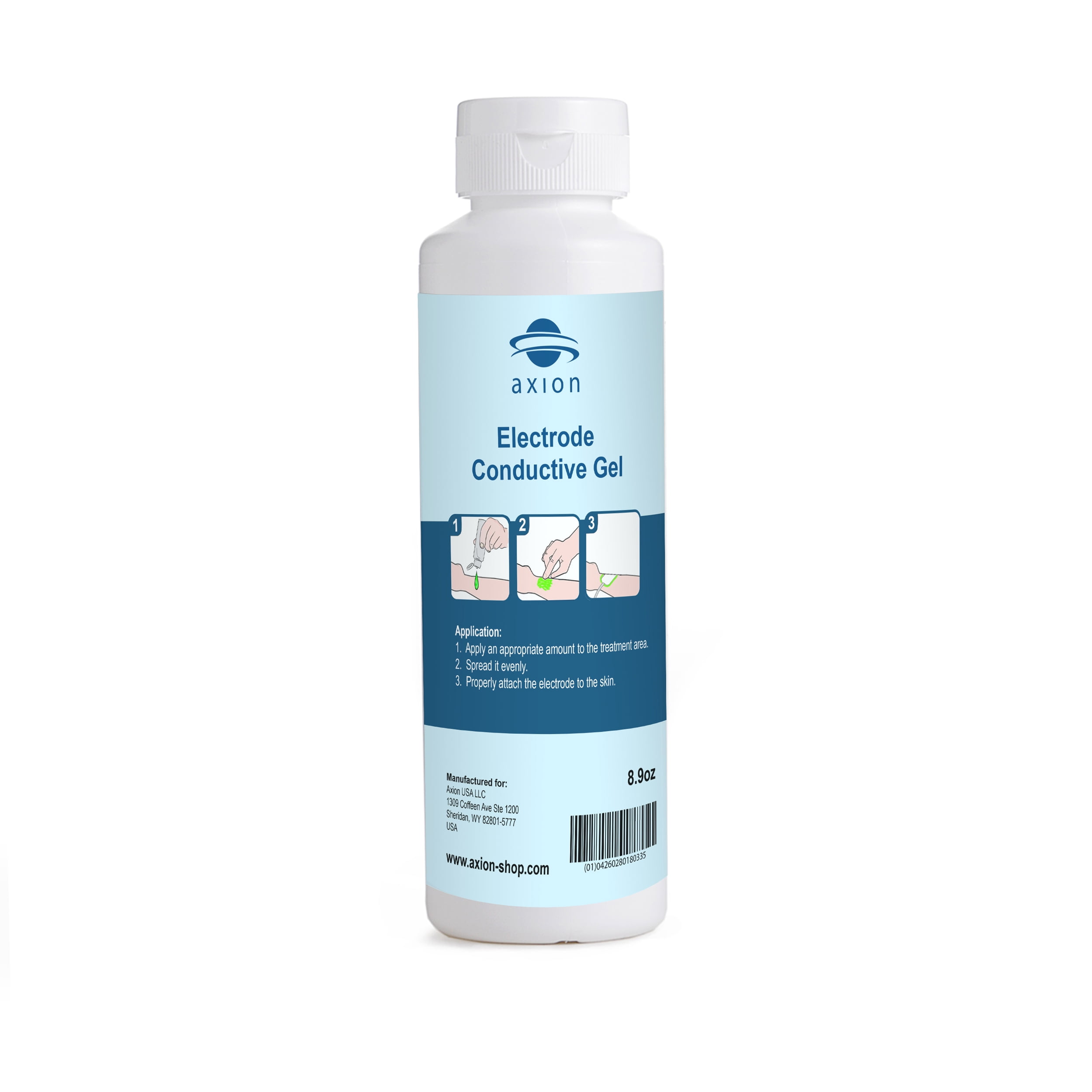 Conductive Electrode Gel 250g | Improves the conductivity of TENS unit electrode pads | Ideal accessory for TENS units & muscle stimulators | axion