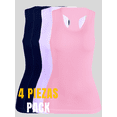 thumbnail image 5 of SET DE 4 BLUSAS UNITALLA CAMISETA PARA DAMA SURTIDO EN COLOR SIN MANGAS, 5 of 5
