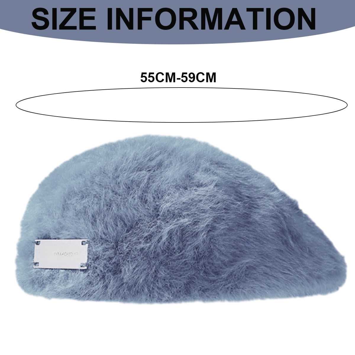 Women Beret Hat Angora rabbit hair hat Beanie Cap Classic