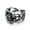 Black, variant on Gothic Retro Fashion Silver Black Red Skeleton Wedding Rings Men Women Jewelry-11-Black