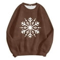 thumbnail image 5 of Bibifish Womens Sweatshirts Fall Winter Casual Graphic Print Long Sleeve Crewneck Sweatshirts Trendy Comfortable Ladies Graphic Sweatshirts, 5 of 5