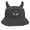 Black horns, variant on Knit Bucket Hat Cute Devil Horns Single Eye Halloween Headwear Winter Cap