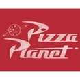 thumbnail image 2 of Men's Toy Story Pizza Planet Logo  Pull Over Hoodie Red Small, 2 of 4