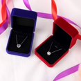 thumbnail image 3 of 4Pcs Velvet Necklace Pendant Box, Interior Jewelry Gift Box Display Storage Case for Necklace Earrings(Black), 3 of 8