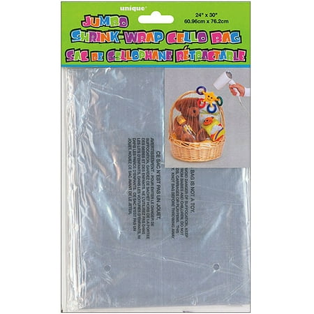 shrink wrap walmart cellophane jumbo bag