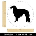 thumbnail image 2 of Borzoi Russian Wolfhound Dog Solid Rubber Stamp for Scrapbooking Crafting Stamping - Medium 1 Inch, 2 of 7