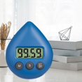 thumbnail image 5 of Reloj de baño digital con ventosa, temporizador resistente al agua, temperatura de humedad, con pantalla LCD, orificio para colgar, 5 of 5