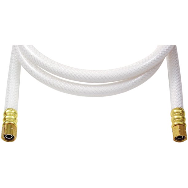 No Logo Polyflex Ice Maker Connectors (5 Ft X 1/4"; Leadfree Poly