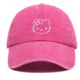 thumbnail image 1 of Sanrio-gorra de béisbol Kawaii Hello Kitty para niña, gorro con visera ajustable de dibujos animados, informal, combina con todo, regalo para pareja LIUWENJING unisex, 1 of 2