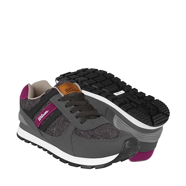 TENIS CASUALES DAMA WILSON 0500410164 TEXTIL GRIS Wilson 0500410164