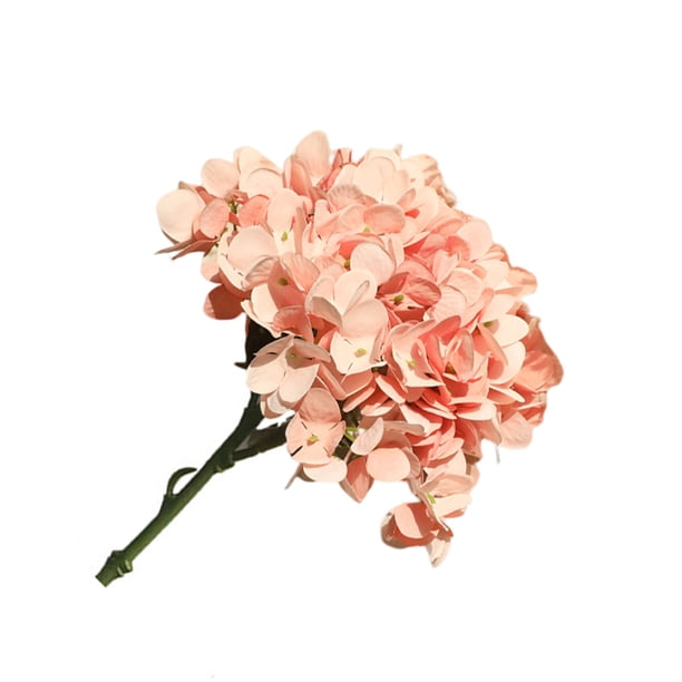 Wosthever Rama de hortensia artificial, decoración de DIY falsa de seda, arco, flores decorativas, ramo, fiesta, decoración de boda Decoración del hogar champán Wosthever HA083985-08