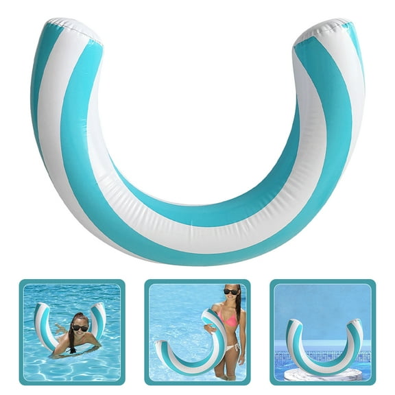 HOMEMAXS Curved Pool Floating Multi-function Summer Swim Float Outdoor Pvc Inflatable Swimming Float