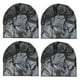 thumbnail image 5 of Paquete de 4 cubiertas impermeables para neumáticos de repuesto, remolque, caravana, coche, protección anticorrosión para neumáticos, color negro S, 5 of 5