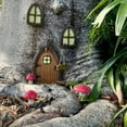 thumbnail image 3 of Lierteer Three Garden Luminous Mushroom Ornaments Toadstool Outdoor Statues Red Cap Fungi, 3 of 8