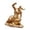 Gold, variant on Dualoai Bull Bear Fight Statue Artwork Resin Figurine for Office Living Room Bedroom Bronze