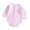 Pink, variant on Baby Clothes Boy Girl Newborn Toddler Onesie Infant Comfy Button up Rompers Unisex Solid Color