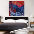 thumbnail image 2 of ARTCANVAS Winter Moonlit Night 1919 Canvas Art Print by Ernst Ludwig Kirchner - Size: 36" x 36" (1.50" Deep), 2 of 9