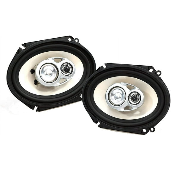 Absolute BLS6803 Blast Series 640W 6x8" 5x7" 3 Way Car/Marine/ATV/UTV Speakers