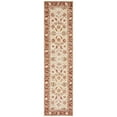 thumbnail image 5 of SAFAVIEH Chelsea Nessa Traditional Wool Runner Rug, Ivory/Rust, 2'6" x 10', 5 of 8