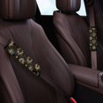 thumbnail image 3 of Chririnla Seat Belt Pad Waterproof Polyester Fabric, Compatible with, Suitable for Car, Black Gold Astrology Theme, 3 of 7