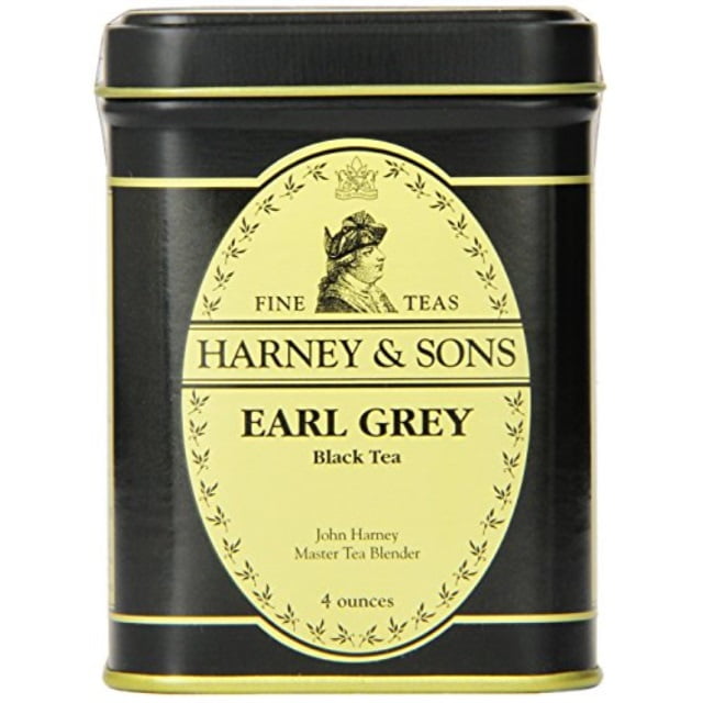 harney & sons black loose leaf tea, earl grey, 4 ounce