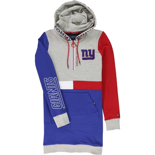 Tommy Hilfiger NY Giants Vestido con Capucha para Mujer gia S
