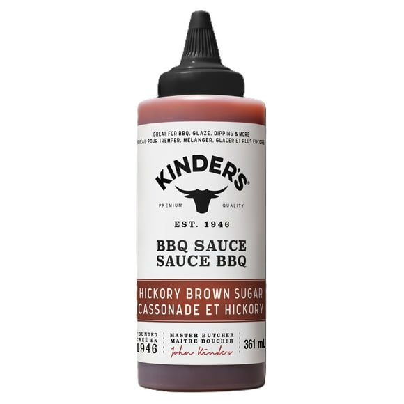 Kinder's Hickory Brown Sugar BBQ Sauce 361ml, Kinder's BBQ Hickory Brown Sugar